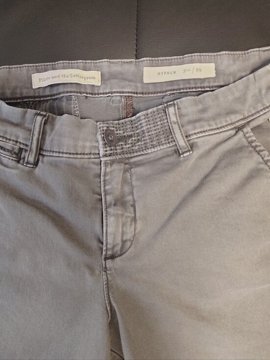 Pilcro and the Letterpress Pants - Pilcro and the Letterpress Gray Cotton Waistband Shorts Woman's 29